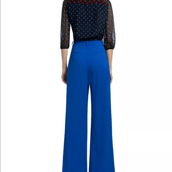 NWT-ALICA- OLIVIA Silk Jeannie Polka Dot Bow Collar - Picture 4 of 8